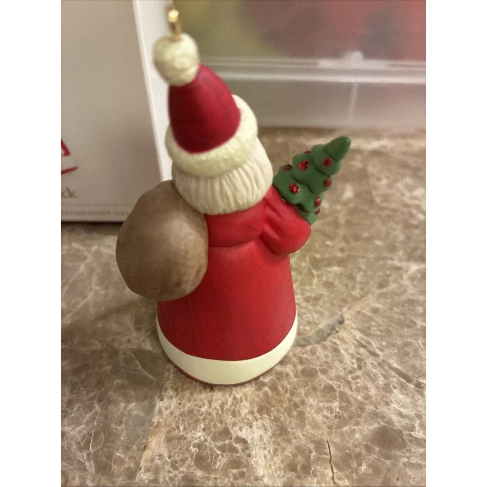 Hallmark Keepsake 2006 St. Nick Christmas Ornament Santa Claus Tree Presents NEW